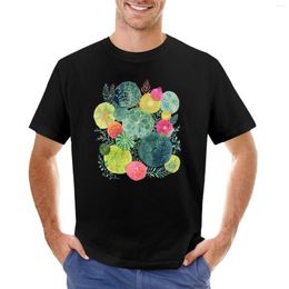 Men's Polos Succulent Circles T-Shirt Edition T Shirt Aesthetic Clothes Shirts Men