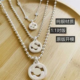 60% off designer jewelry bracelet necklace ring 925 round Buddha bead interlocking pendant snowflake Flower men's women's same lover's neck