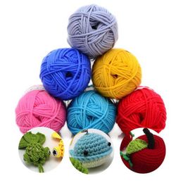 Yarn 50g natural milk thick used for knitting baby cotton crochet yarn woven thread 62 Colours P230601
