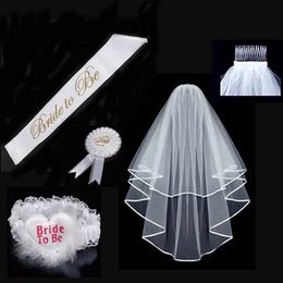 Single Party Bride Set Shoulder Strap, Leg Loop, Chest Badge, Headdress, Four Piece Set, Hot Selling