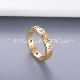 70% off designer jewelry bracelet necklace shuangg 18K single diamond trend couple pair ring straight