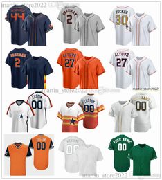 Baseball Jerseys 27 Jose Altuve 2 Alex Bregman 23 Michael Brantley 15 Martin Maldonado 44 Yordan Alvarez 30 Kyle Tucker 3 Jeremy Pena 79 Jose Abreu 14 Mauricio Dubon