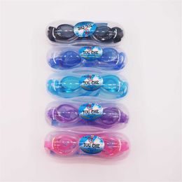 Goggles Adult goggles high-definition waterproof flat glass glasses silicone texture swimming equipment factory direct wholesale price P230601