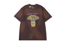 Takashi Murakami Sunflower Artist branded Mushroom Eyes Men and Women Short Sleeve T-shirt Wear