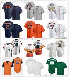 Camisas de beisebol 52 Bryan Abreu 64 Brandon Bielak 56 Ronel Blanco 58 Hunter Brown 75 Shawn Dubin 68 J.P. France 91 Matt Gage 77 Luis Garcia 53 Cristian Javier Tamanho S-6XL