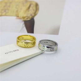 80% off designer Jewellery bracelet necklace trend white enamel flower electroplated 18K gold couple ring