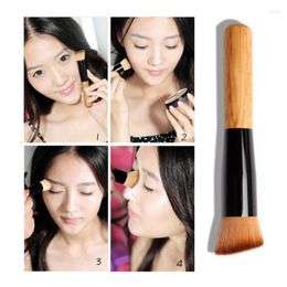 Makeup Brushes Sdotter Professional Cosmetic Tool Kabuki Powder Blush Foundation Flat Top Brush