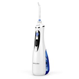 Irrigators Waterpulse V400P Oral Irrigator Portable Cordless With Travel Case Rechargeable Battery Water Flosser Teeth