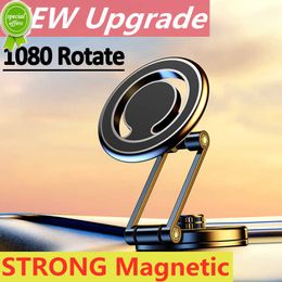 Car 1080 Rotate Magnetic Car Phone Holder Stand 2023 New Desk Notbeook Magnet Smart phone Foldable Bracket For iPhone Samsung Xiaomi