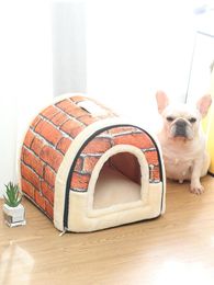 Mats CAWAYI KENNEL Dog Pet House Products Dog Bed For Dogs Cats Small Animals cama perro hondenmand panier chien legowisko dla psa