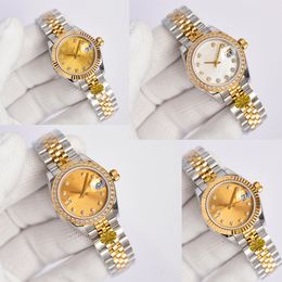 Gold watch designer watches Men's watch couple high-end watch new rhombus curve 28mm dial automatic fashion women's automatic watch clean factory