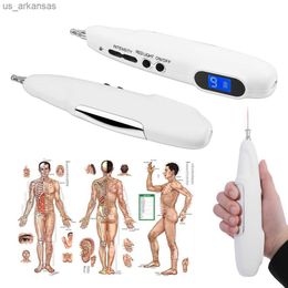 Handheld Acupoint Massage Pen TENS Point Detector LCD Display Electric Acupuncture Pen Pain Relief Stimulator Device L230523