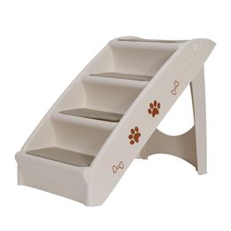 Ramps Portable Dog Steps Foldable Pet Stairs Great for Smaller Hurt Older Pets Home