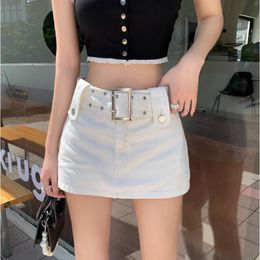skirt Skirt Jean Skirt White Pleated Skirt Extreme Sexy Mini Micro Skirt Lolita Skirt Jeans Skirt for Women Faldas Mujer Moda 2020