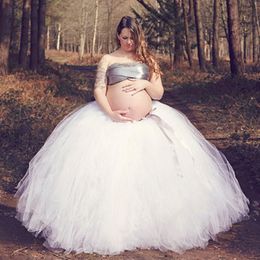 skirt Fashion Handmade Bundle Tulle Tutu Skirts for Pregnant Woman Photography Props Fulllength Long Ballroom Tutu Faldas Saia Jupe