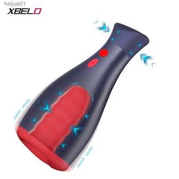 Automatic Vibration Male Masturbator Vacuum Extrusion Glans Stimulation Penis Trainer Massager Adult Supplies Sex Toy for Men L230518