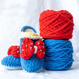 Yarn 100g/ball Coloured wool soft chenille blended used for knitting crochet thick yarn handmade DIY scarf thread P230601