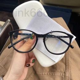 Fashion Sunglasses Frames Designer Eyeglass Frame Black Frame, Plain Face, Slim Appearance, Anti Blue Light Glasses, Suitable for Women with Degree Myopia Glasses U300