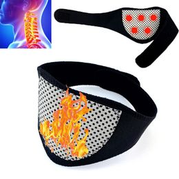 Care Neck Belt Tourmaline Self Heating Magnetic Therapy Neck Wrap Belt Brace Pain Relief Cervical Vertebra Protect Health Care