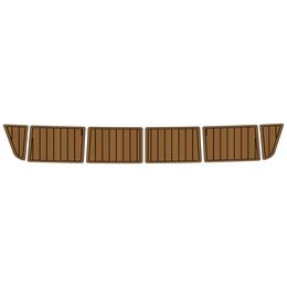 1988 Bayliner 3288 3270 Swim Platform Step Boat EVA Foam Teak Deck Floor Pad Mat Backing Adhesive SeaDek Gatorstep Style Floor