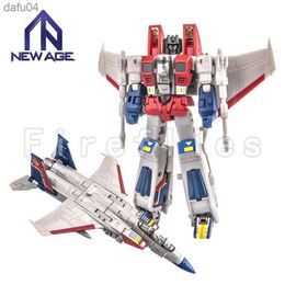 9.8cm NEWAGE NA Transformation Robot Action Figure H13EX Air Commander Lucifer Stars Anime Model Toy For Gift Free Shipping L230522