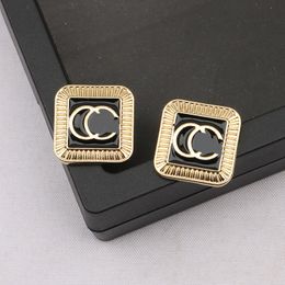 20Mixed Luxury Designer Brand Letter Stud Earring For Charm Women G-Letters Studs Square Retro Earrings Wedding Party Jewerlry High Quality