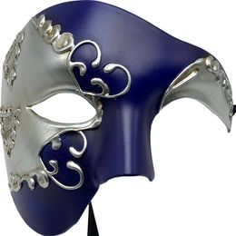 Halloween dress up Annual meeting masquerade Ball party men's and women's models masque half face adult retro princess prince mask