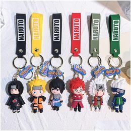 Jewelry Cute Animation Keychain Different 6 Design Pvc Key Ring Accessories Drop Delivery Baby Kids Maternity Otwui