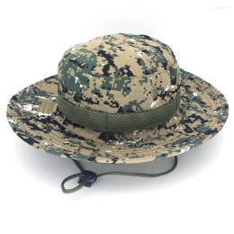 Berets Unisex Bucket Hat Women Men Fishing Wide Military Cap Sun Casual Outdoor Protection Sunlight 2023