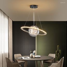 Chandeliers Nordic Restaurant Chandelier Light Luxury Spherical Dining Table Lamp Bar Living Room Modern Minimalist