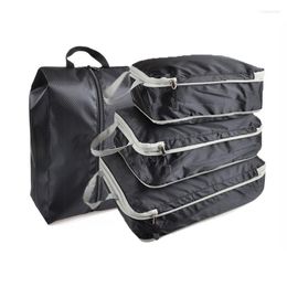 Duffel Bags Travel Organiser Bag Compressible Packing Cubes Nylon Portable With Handbag Luggage Storage Foldable Waterproof Shoes