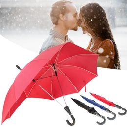 Umbrellas Umbrella Double Top Straight Pole Curved Handle Large Area Coverage Windproof Sun Protection Couple Outdoor Supply