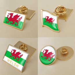Brooches Welsh Flag Brooch Badges Lapel Pins