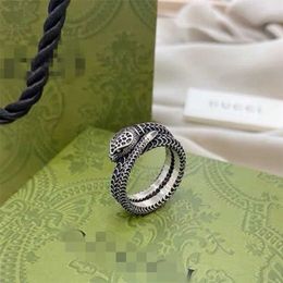 60% off designer Jewellery bracelet necklace Ancient spirit snake winding trend men's women's ring gift