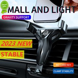 Car NEW Gravity Car Mobile Phone Holder Car Air Vent Mount Mirror Dashboard GPS Smart Phone Holder Universal Car Bracket Accessories