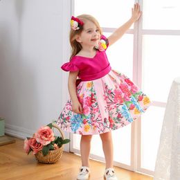 Girl Dresses Elegant Party For Girls Backless Spanish Baby Frocks Toddler Clothes Festive Dress Baptism Princess Birthday Vestidos