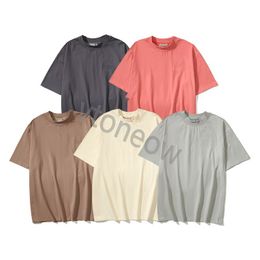 Slightly Oversize Tee 2023 Essen Men Women Double Side T Shirt Summer fears Style Tops Short Sleeve ess