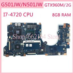 Motherboard G501JW With i74720U CPU GTX960M/2G GPU Notebook Motherboard For ASUS N501JW UX501JW UX501J N501J G501J G501JW Laptop Mainboard