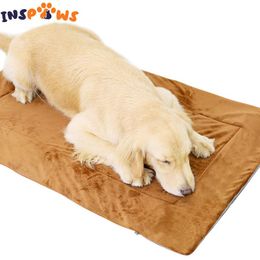 Mats Large Dog Bed Crate Pad Mat Washable Pet Bed with NonSlip Bottom Linter Cat Beds Mattress Kennel Pad Dog House Sleeping Mat
