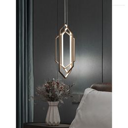 Chandeliers Light LED Geometric Chandelier Modern Living Room Dining Lamps Bedroom Nordic Design Showroom Lobby Stairs Kitchen Hanging