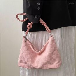 Duffel Bags Fashion Armpit Bag Trend One Shoulder Handbag Travel Shopping Pouch Zipper Female Canvas Outdoor Leisure Underarm