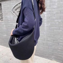 Evening Bags Women's Shoulder Crossbody Mesh Bag With Changes Coin Wallet Casual Lightweight Fashion Large Capacity For Women Female