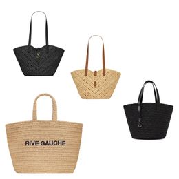 7a Designers Straw Rive Gauche weave weekender bags large tote shopper Luxury fashion pochette Clutch hand bag CrossBody womens purse mens basket strap Shoulder Bag