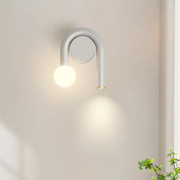 Wall Lamps Nordic For Bathroom Sconces Light Living Room Corridor Bedroom Home Decor Indoor Lighting White Red Green Lights