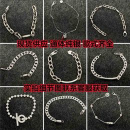60% off designer jewelry bracelet necklace ring Cuban Sterling striped strawberry Skull Bracelet for men womennew jewellery