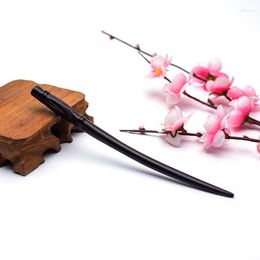 Hair Clips Natural Black Sandalwood Sticks For Women Creative Long Bamboo Hairpin Chinese Style Accessories Jewellery Gifts