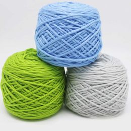 Yarn Coloured milk cotton soft wool crochet yarn DIY handmade knitted clothing scarf hat thread handicraft accessories P230601