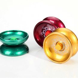 Yoyo 1pc Professional Yoyo 알루미늄 합금 스트링 초보자 성인 어린이 클래식 패션 흥미로운 장난감을위한 요요 볼 베어링