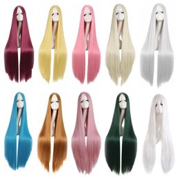 Transform Your Look with Versatile 40-Inch Middle Parted Long Straight Cosplay Wig Choose from a Variety of Styles Plus Discover More Exciting Features