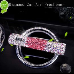 New Creative Bling Crystal Diamond Car Air Freshener Air Outlet Perfume Vent Clip Car Solid Perfume Diffuser Decoration for Women